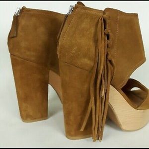 Womens suede sandal platforms